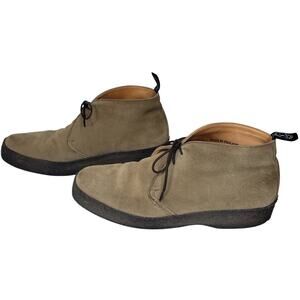 SANDERS X TODD SNYDER Suede Chukka Boot Crepe Sole England Tan Men's US 10 *Flaw